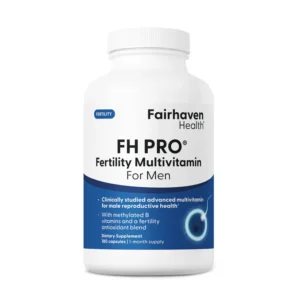 Fairhaven Health FH PRO for Men – Advanced Antioxidant Nutraceutical Supplement with CoQ10, L-Carnitine & Lycopene – Supports Men's Reproductive Health – 180 Capsules