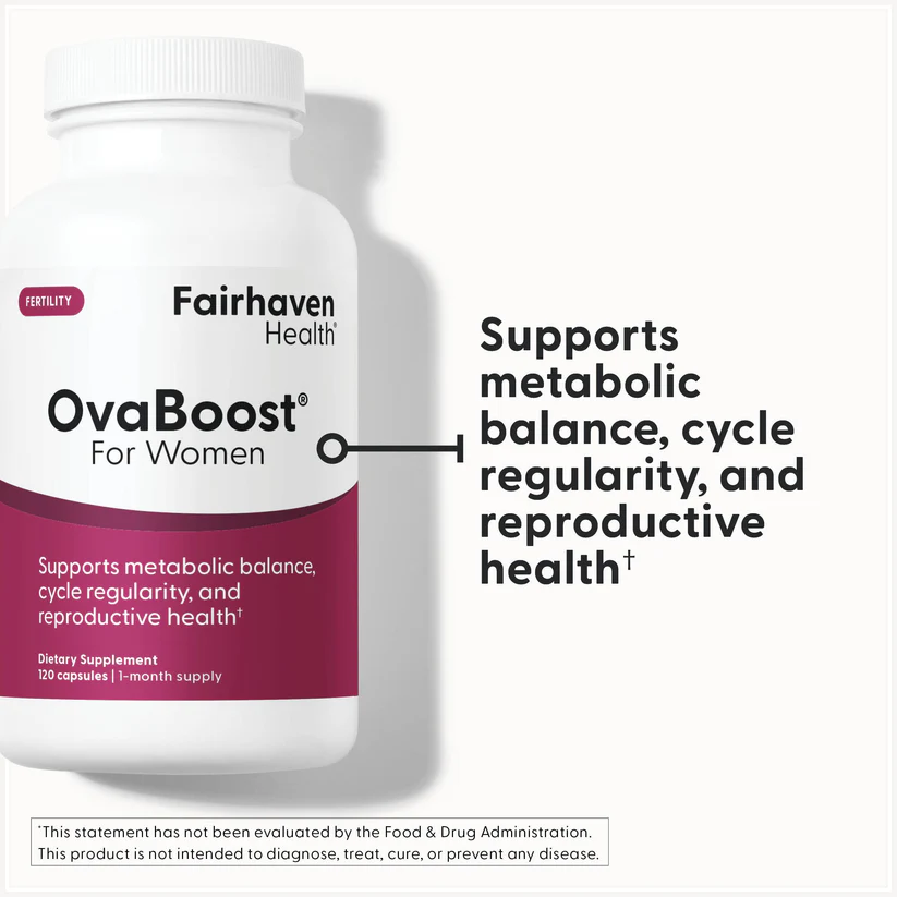 Fairhaven Health OvaBoost for Women - 120 Capsules | Female Fertility Supplement with Myo-Inositol, CoQ10 & Folate | Supports Egg Quality & Ovulation - Image 5