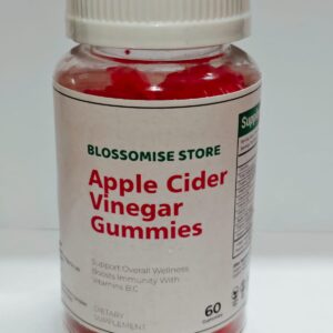 Blossomise Store Apple Cider Vinegar Gummies, 60 Count with Vitamins B&C for Immunity Support